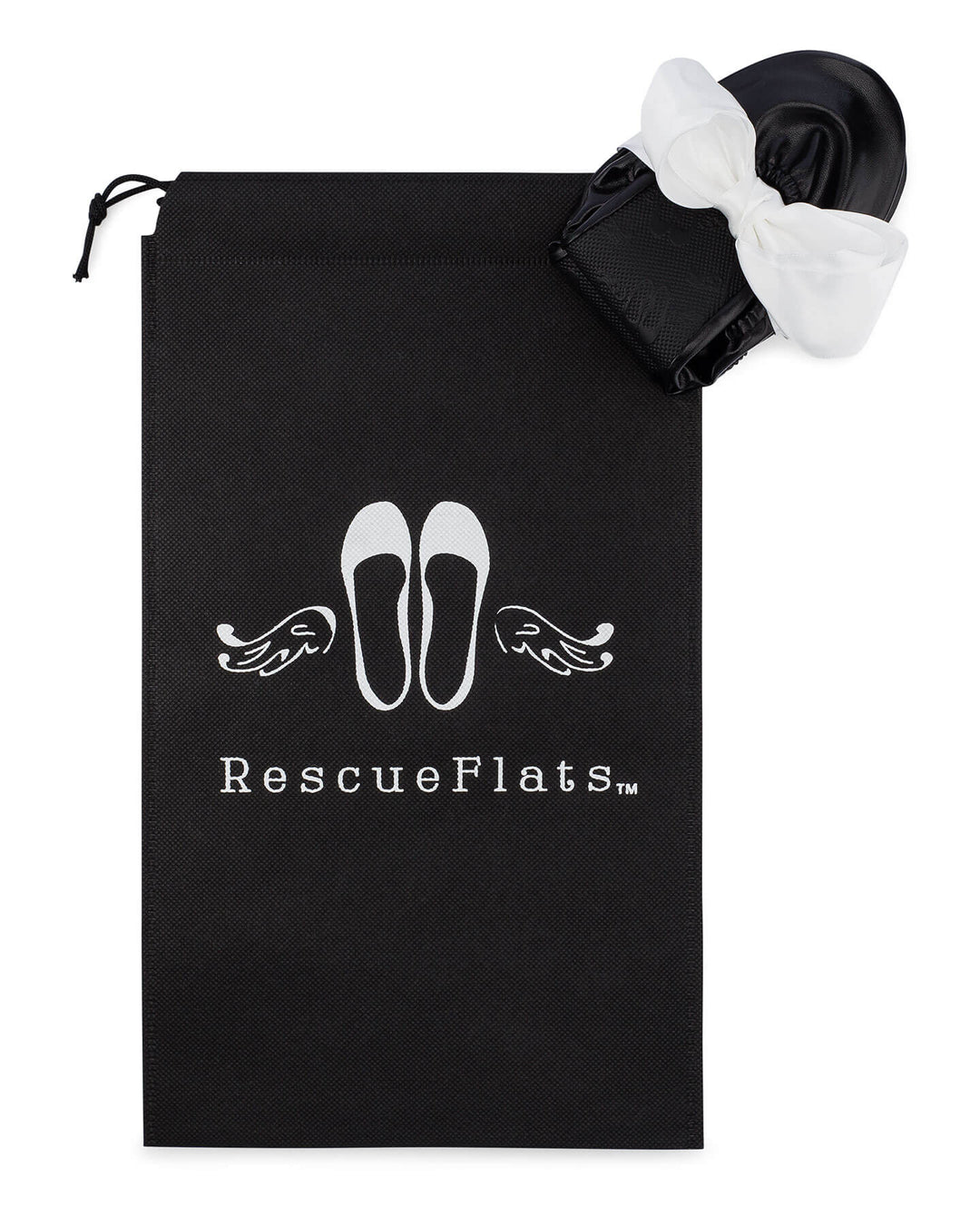 20 Pairs of Black Rescue Flats (BLACK Display Box)