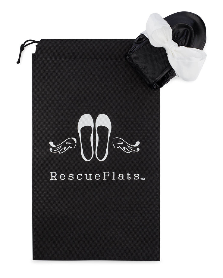 2026 June Pre-Order - 20 Pairs of Black Rescue Flats (BLACK Display Box)