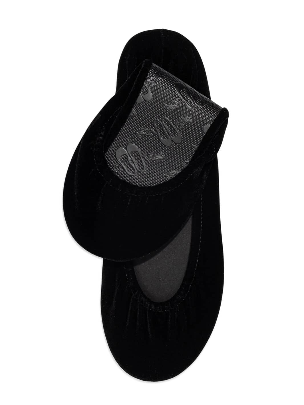 2026 June Pre-Order - 20 Pairs of Black Velvet Rescue Flats (BLACK Display Box)