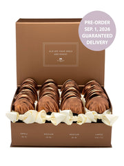 2026 September Pre-Order - 20 Pairs of Rose Gold Rescue Flats (Rose GOLD Display Box)